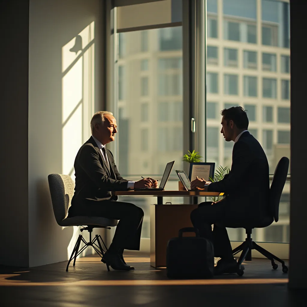 Chronologie stylisée de l'évolution de l'entreprise ConsultBiz